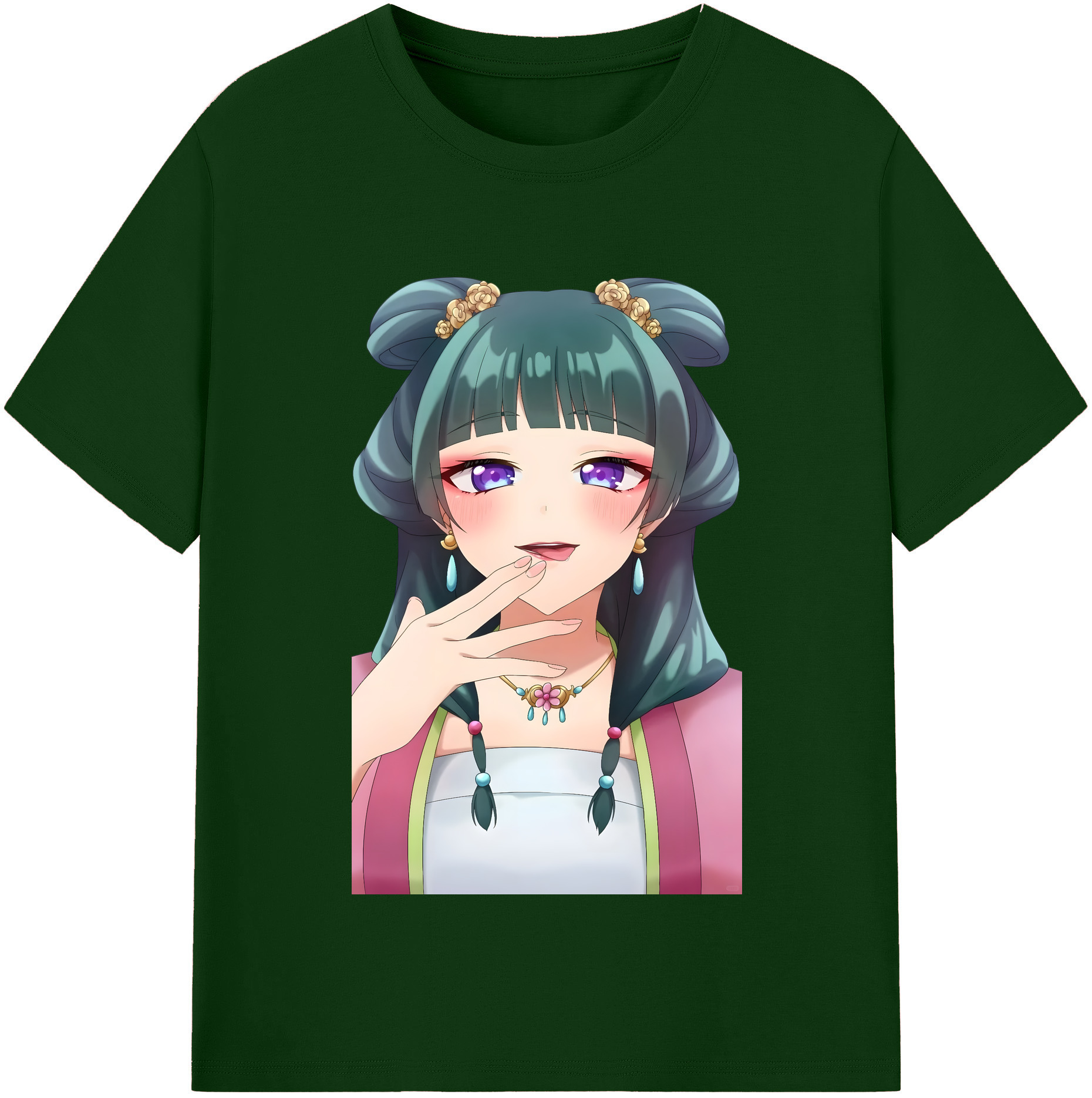 （画像用） 薬屋のひとりごと The Apothecary Diaries 綿100％半袖Tシャツ（フロントプリント）